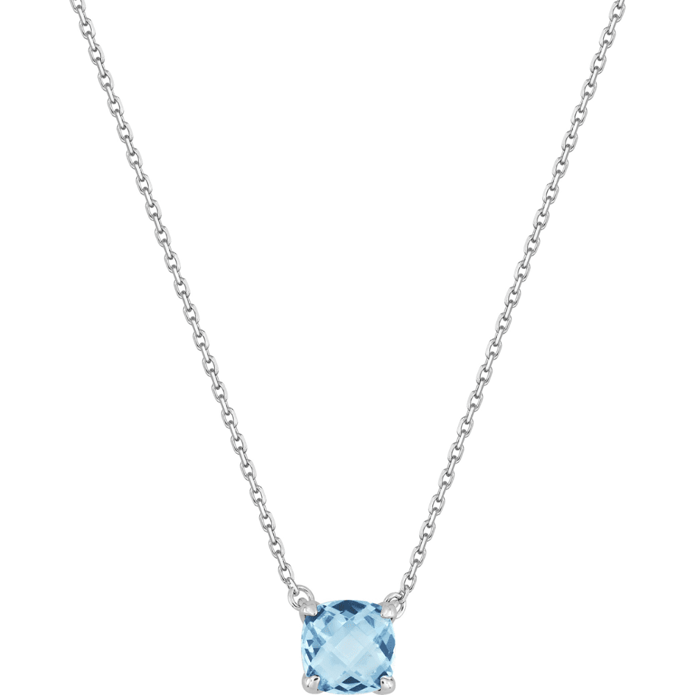collier topaze bleue