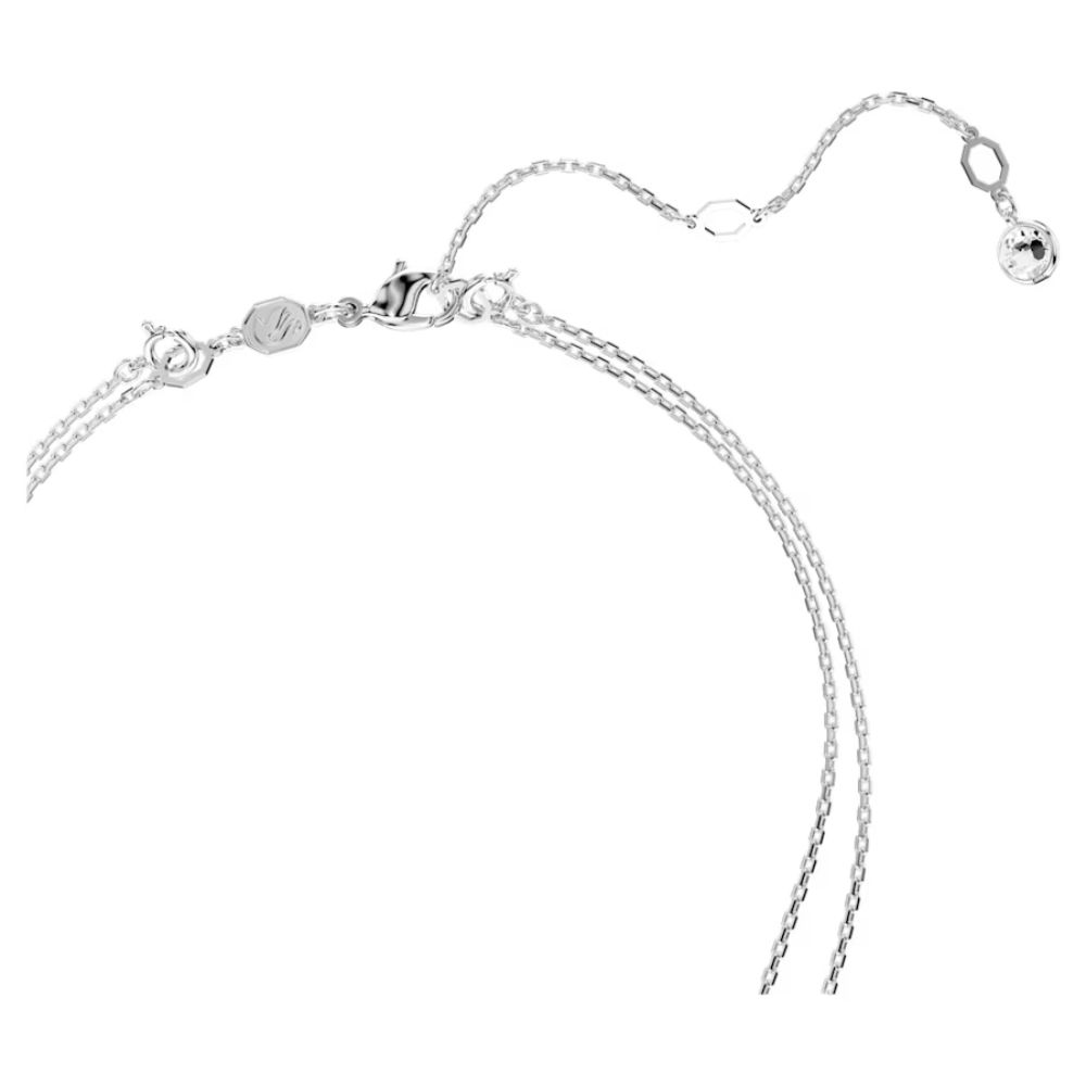 swarovski-5684244 (3) Collier Multiple Swarovski Sublima, rhodié, blanc – Image 5