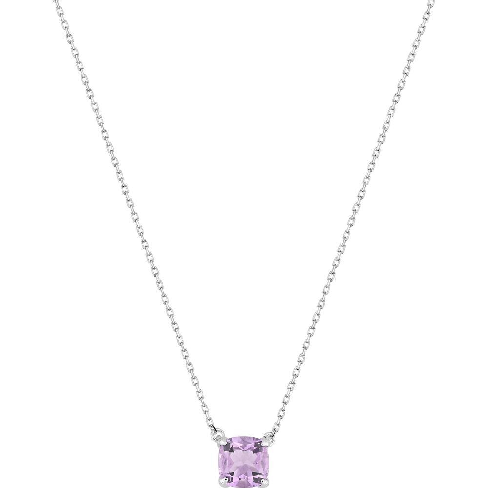 collier améthyste or blanc