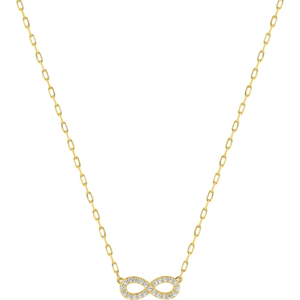 collier infini or jaune oxydes