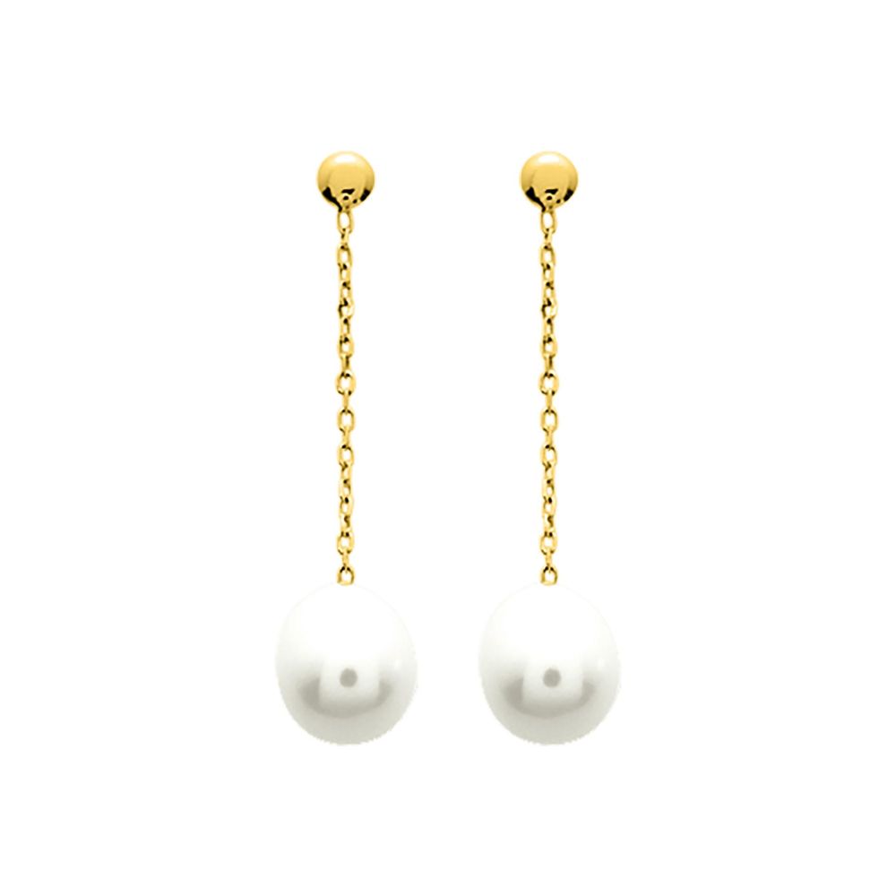 pendants d'oreilles perles