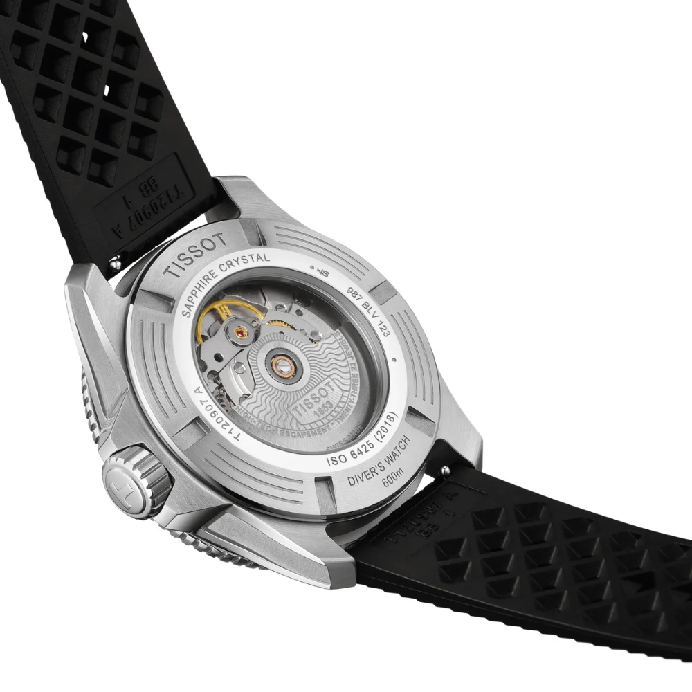 montre-tissot-seastar-2000-44mm-orange-T1209071728100 (3) Montre Tissot Seastar 2000, cadran orange, boitier acier 44mm – Image 5
