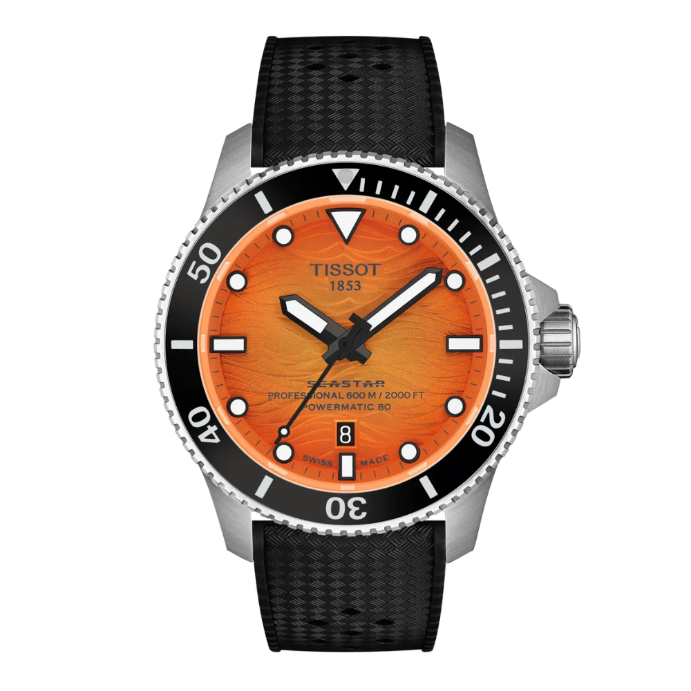 tissot seastar 2000 orange T1209071728100